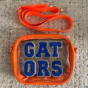 Clear crossbody stadium bag